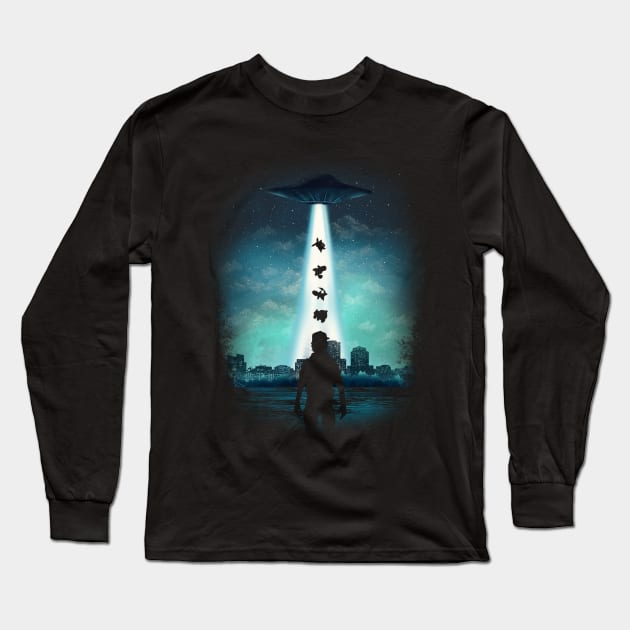 Invasion Long Sleeve T-Shirt by DANDINGEROZZ